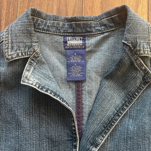 B.U.M. Equipment Classic Blue Jean Jacket - Picture 3 of 7